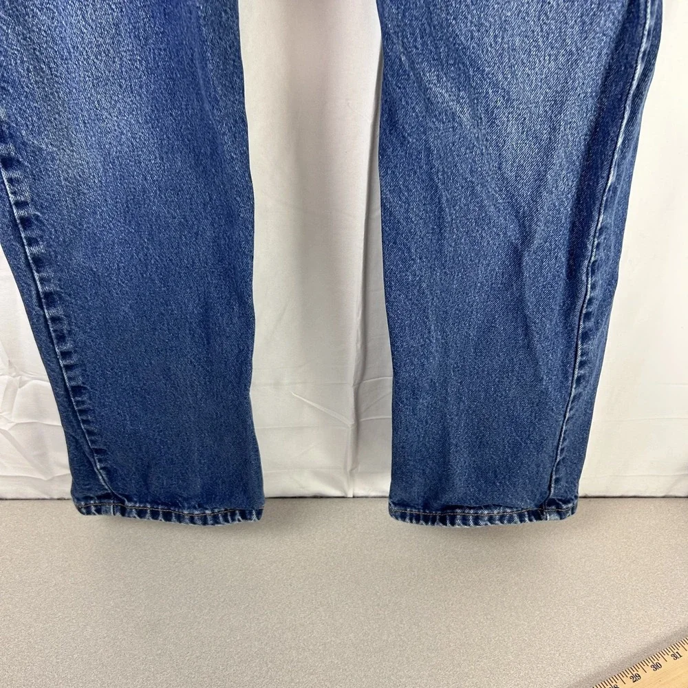 Vtg Levis 505 Jeans Mens 40x30 38x30 Blue Denim Regular Fit Straight Leg USA 90s